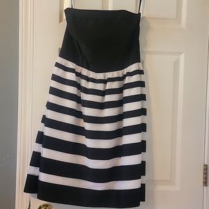 Strapless cocktail dress